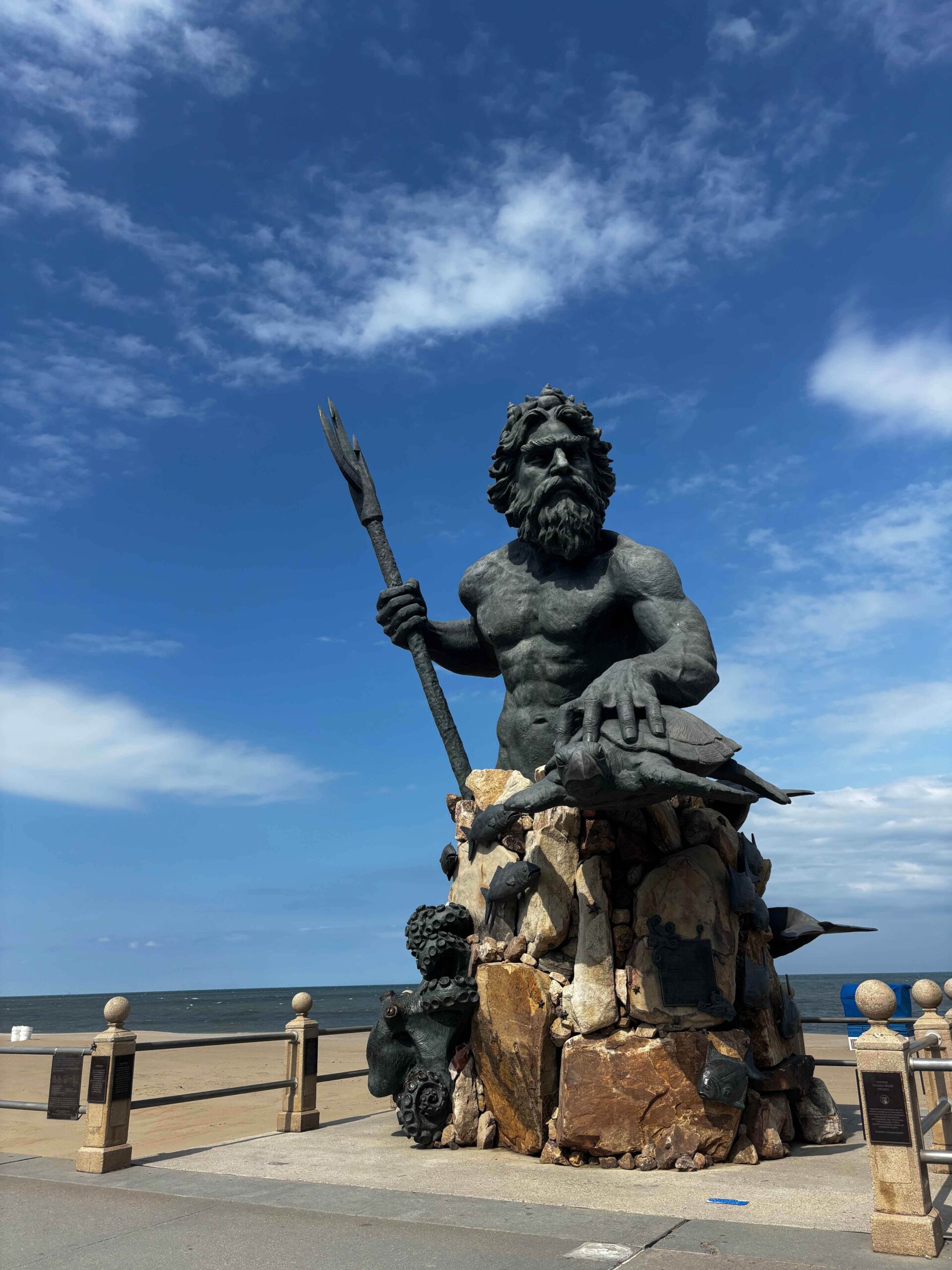 Statue de Neptune à Virginia Beach