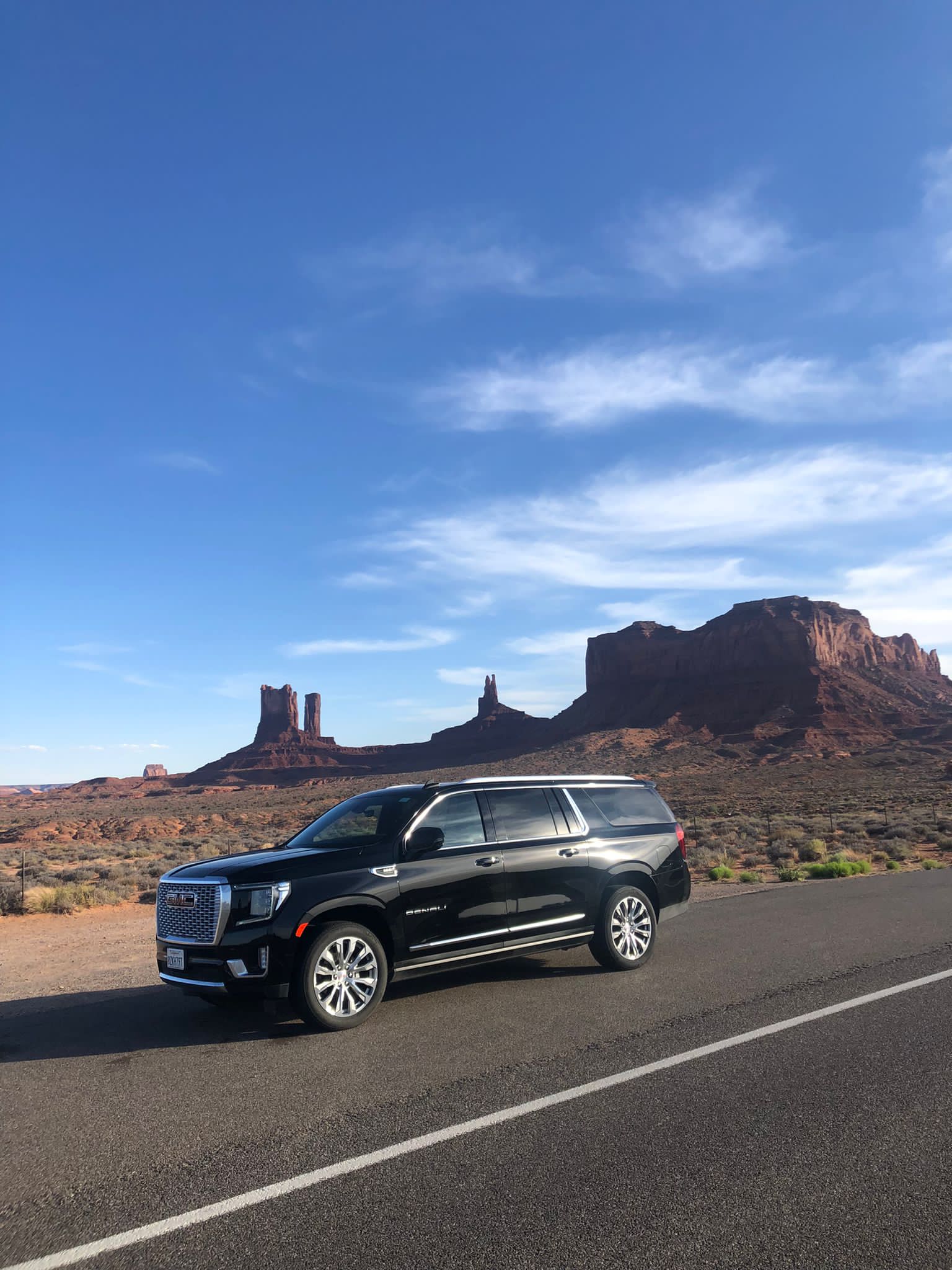 SUV utilisé lors des circuits accompagnés d'Evasion Forever Voyages aux États-Unis et au Canada
